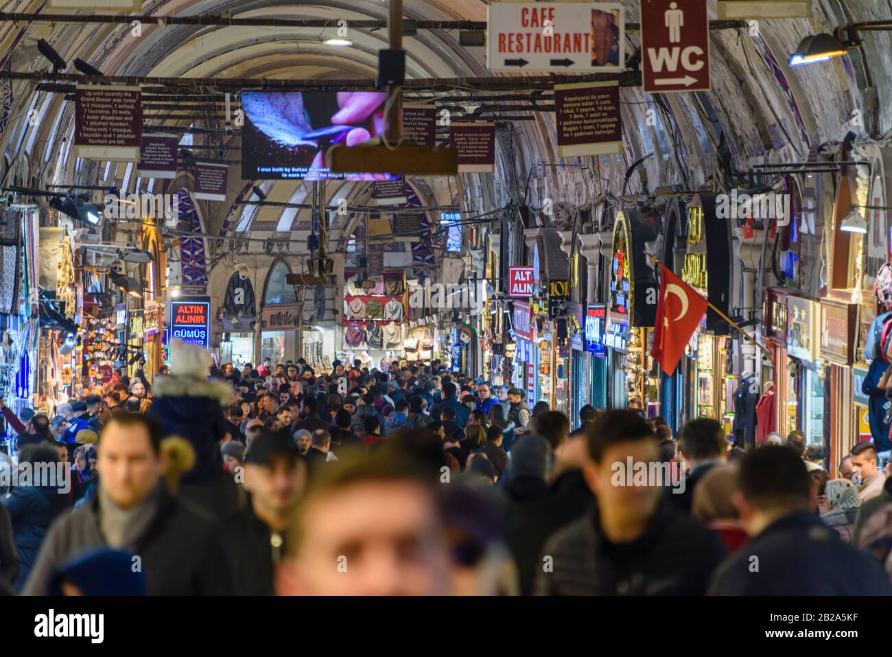 Basar, Istanbul, Türkei Stockfoto