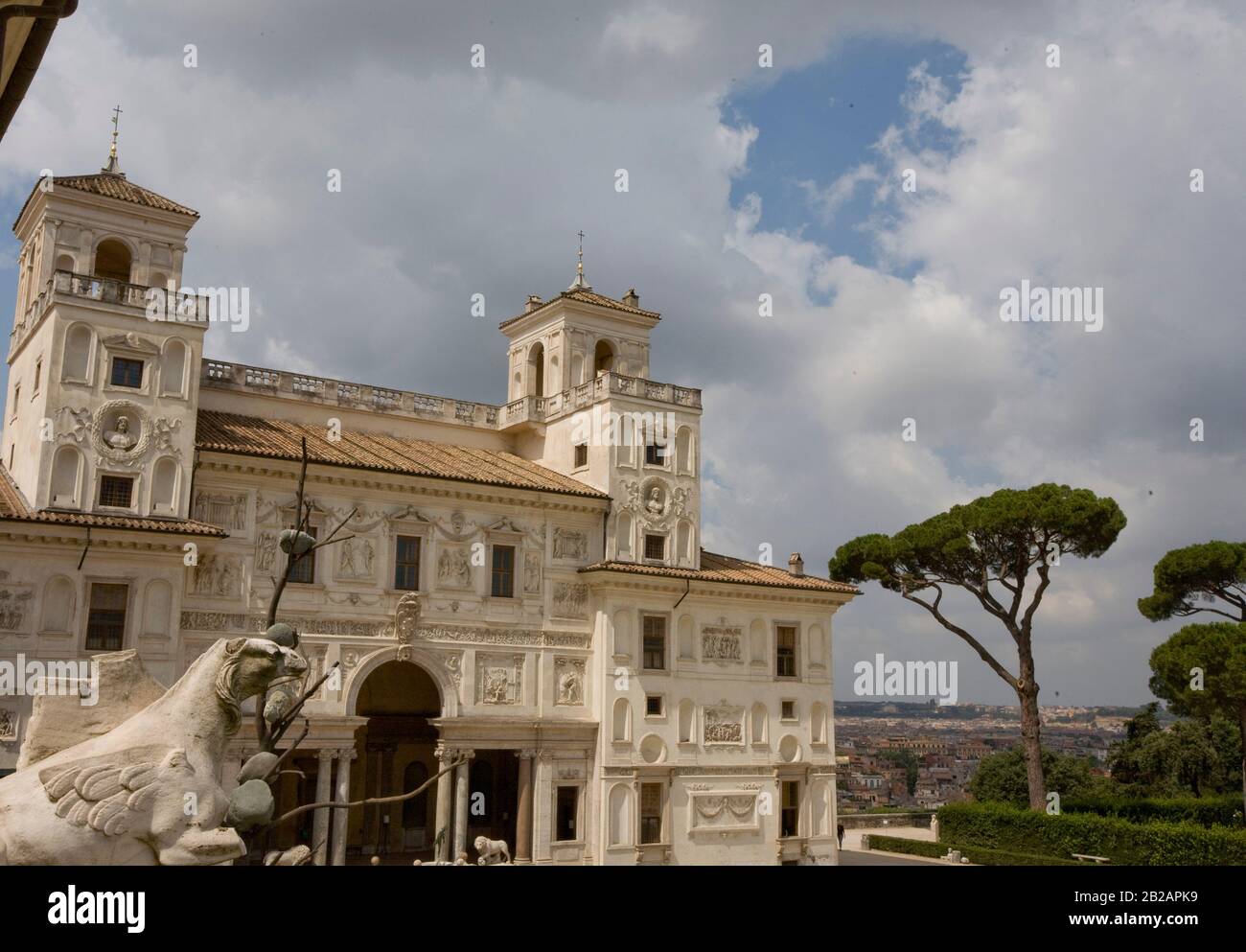 VILLA MEDICI, ROM Stockfoto