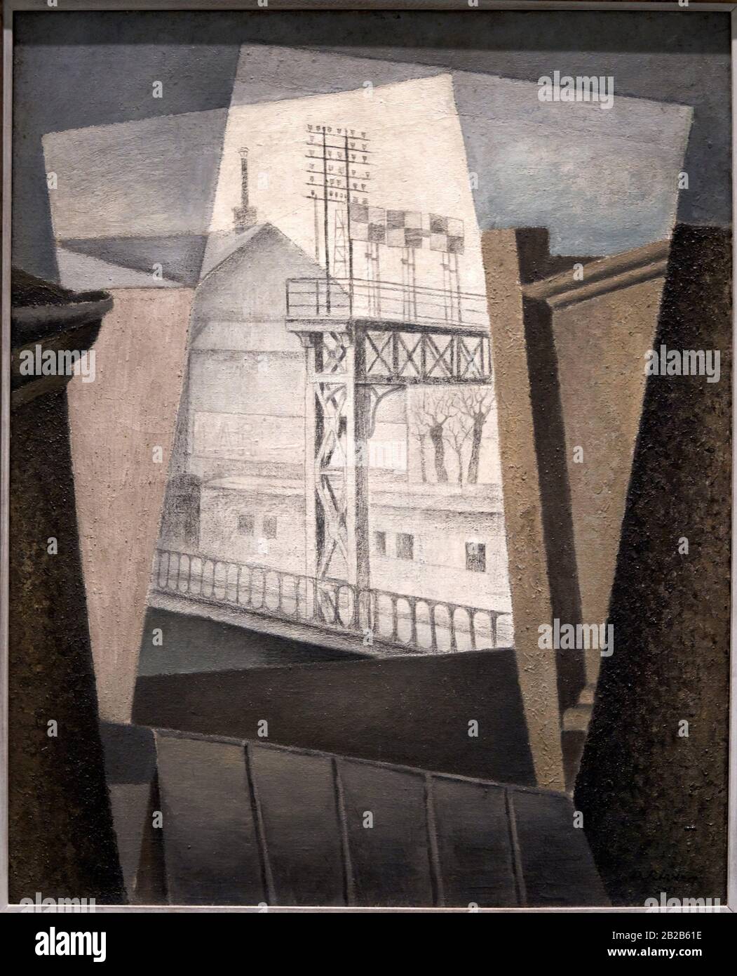 '''Chimney', 1913, Diego Rivera (1886-1957) Stockfoto
