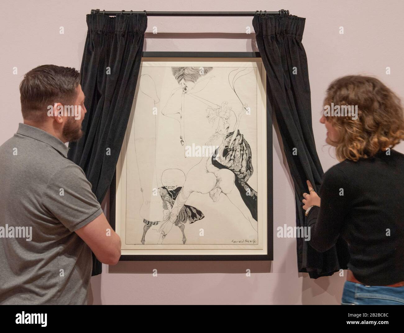 Aubrey beardsley von gerald scarfe Fotos und Bildmaterial in hoher