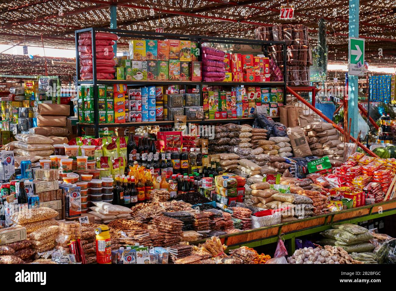 Obstmarkt in Arica Stockfoto