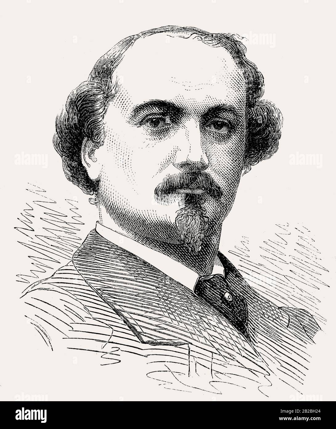 Pierre-François Villaret, 1830 - 18961, französischer Tenor Stockfoto
