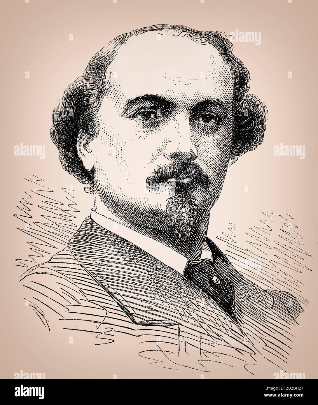 Pierre-François Villaret, 1830 - 18961, französischer Tenor Stockfoto