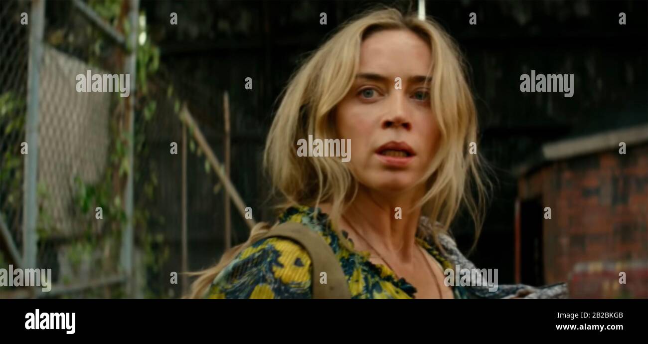 A QUIET PLACE PART II 2020 Paramount Pictures Film mit Emily Blunt Stockfoto