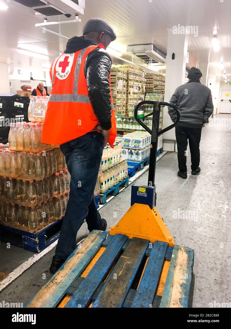 Food Bank, Frankreich Stockfoto