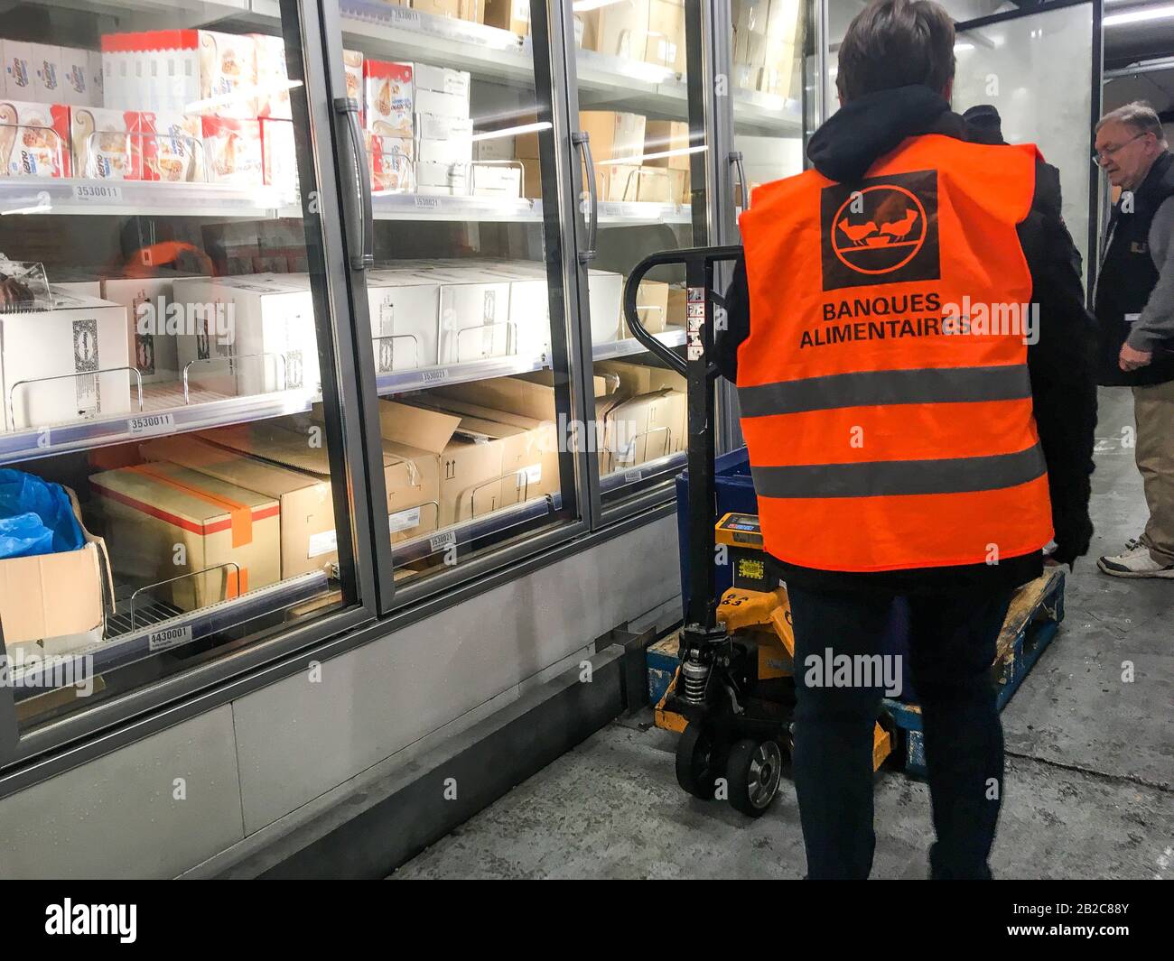 Food Bank, Frankreich Stockfoto