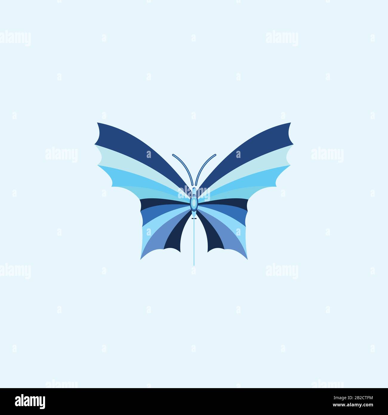 Butterfly Logo Design Template Stock Vektor