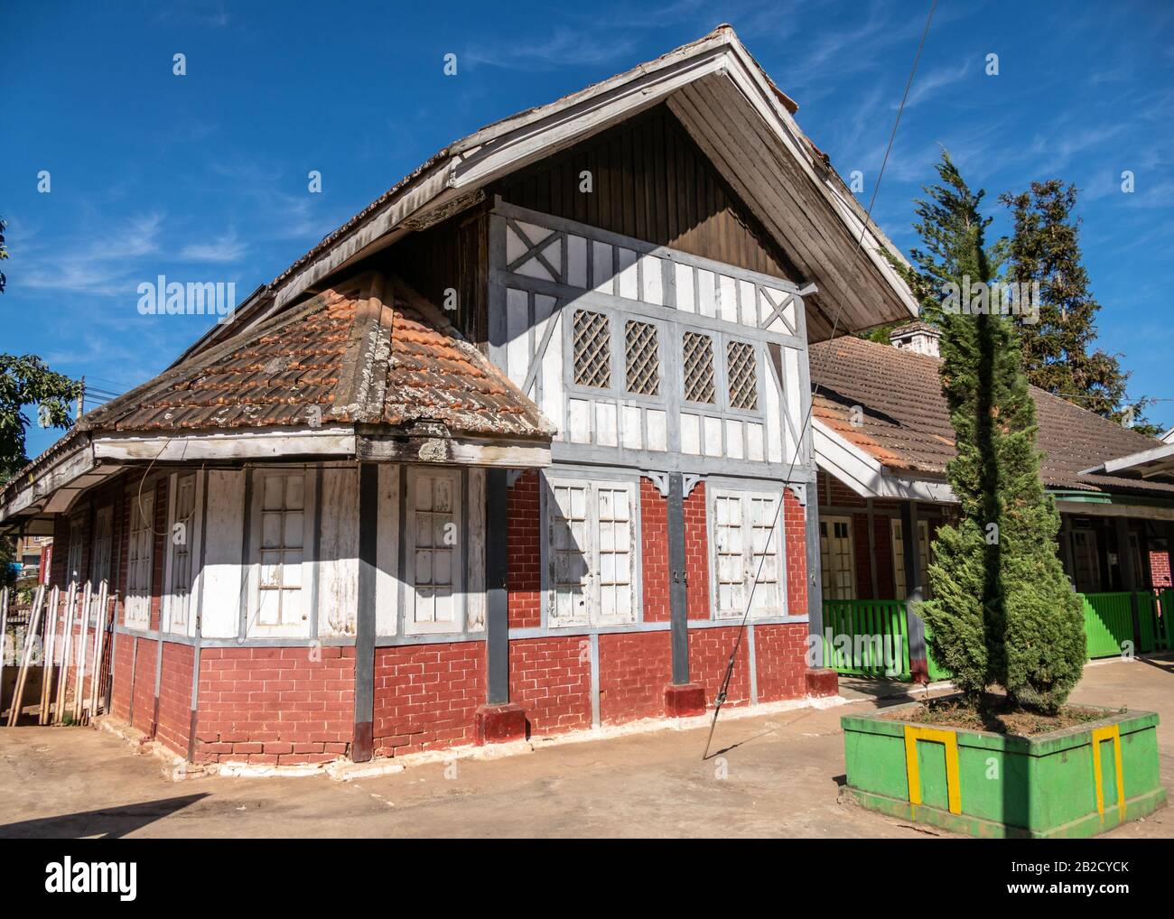 Kalaw Bahnhof in Kalaw Township im Taunggyi District, Shan State, Myanmar Stockfoto