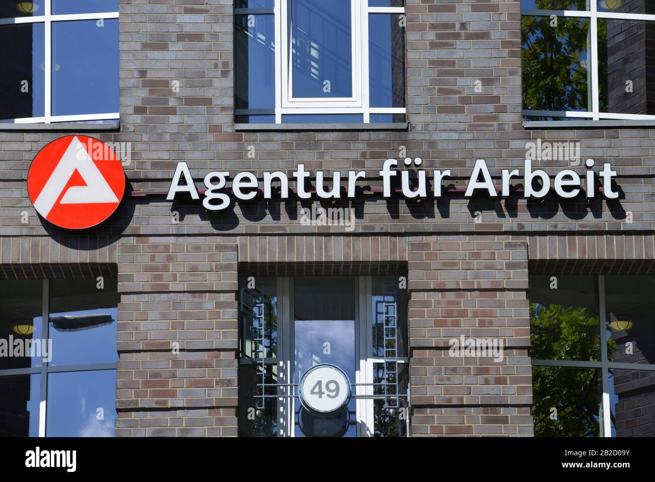 Agentur Fuer Arbeit, Koenigin-Elisabeth-Straße, Westend, Charlottenburg, Berlin, Deutschland Stockfoto