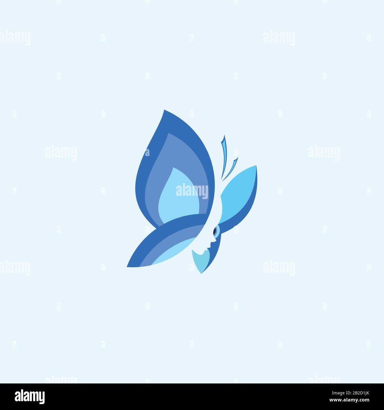 Butterfly Logo Design Template Stock Vektor