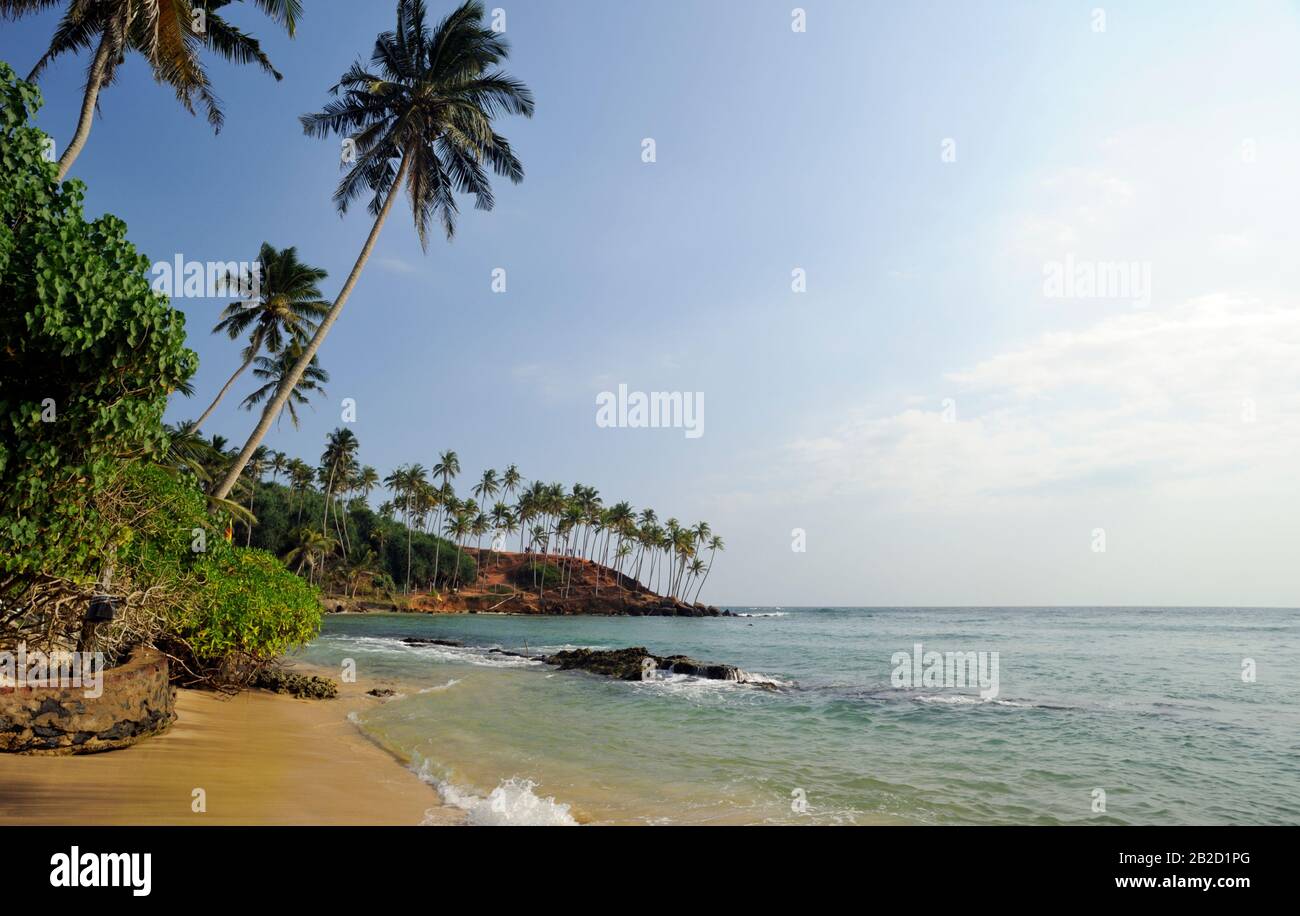 Sri Lanka, Mirissa beach Stockfoto