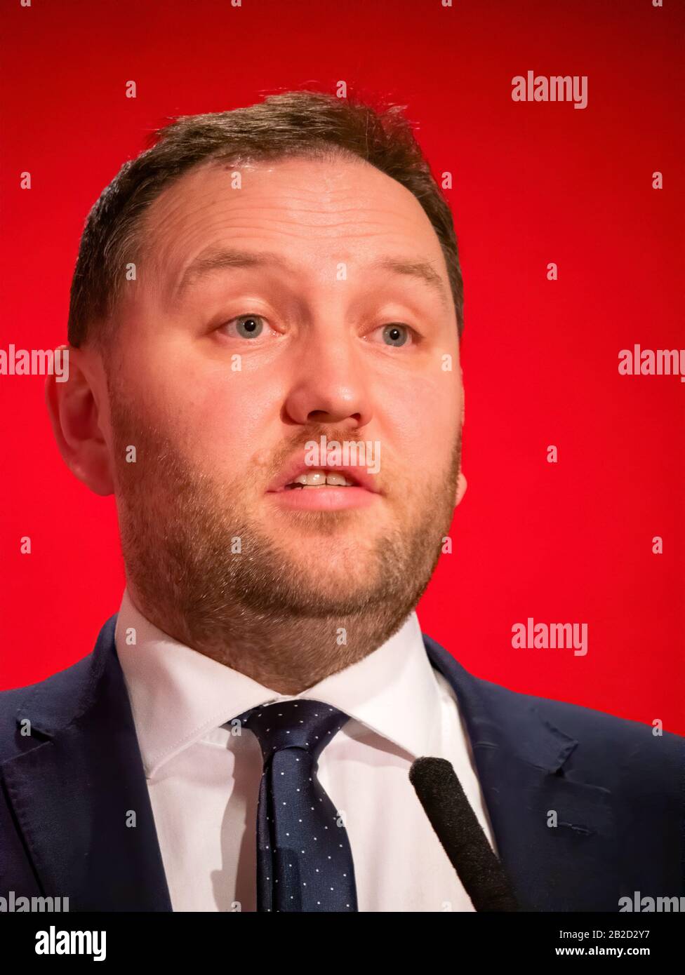 Ian Murray Labour-Abgeordneter für Edinburgh South und Anwärter auf den stellvertretenden Parteivorsitzenden der Labour Party Stockfoto