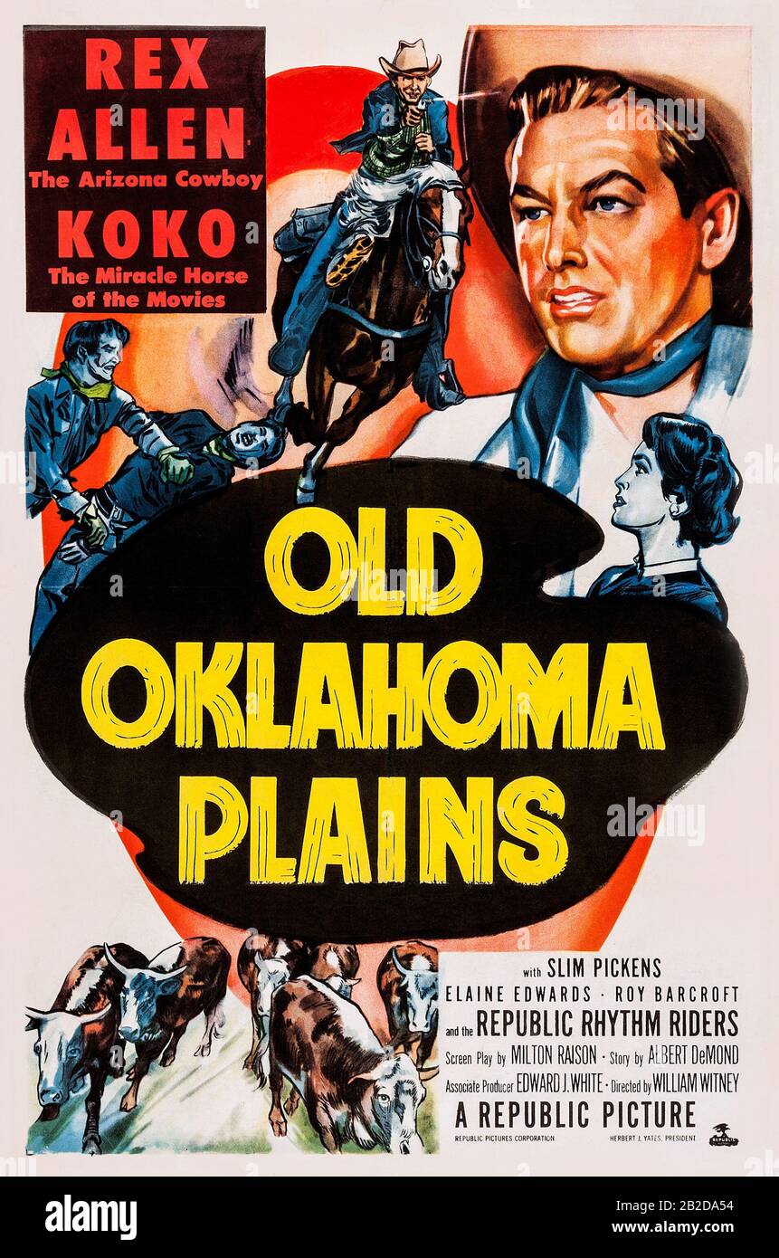 Old Oklahoma Plains Stockfoto