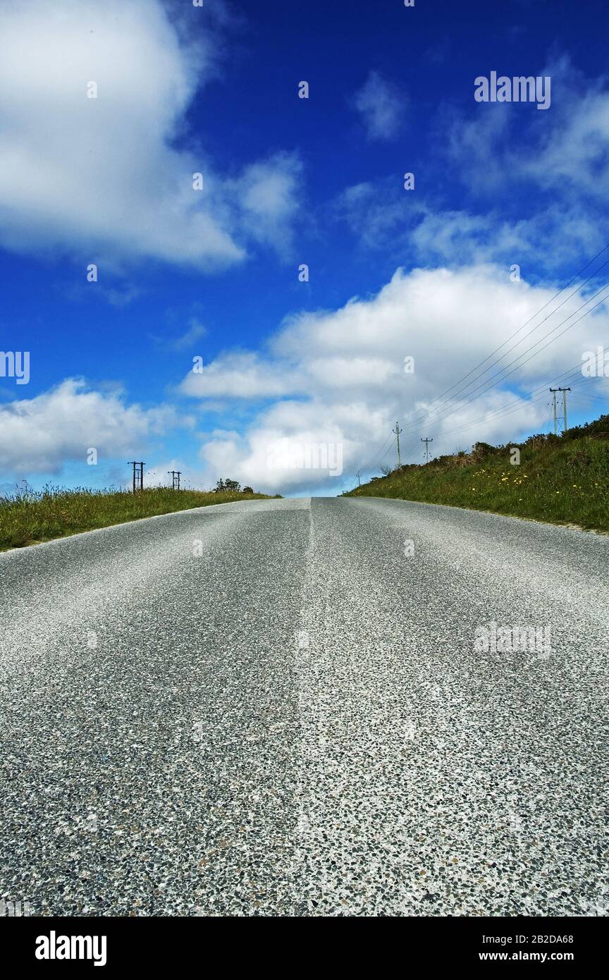 empty road Stockfoto