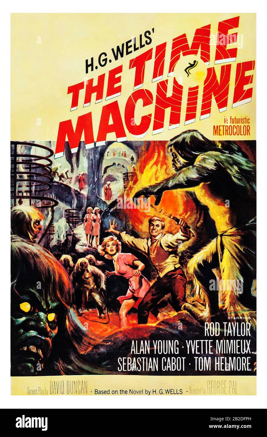 H.G. Nun, Die Time Machine Stockfoto