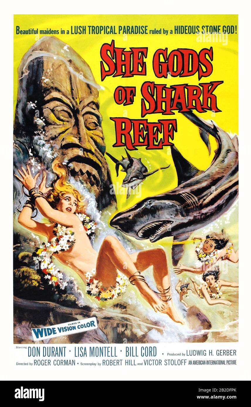 Sie Götter von Shark Reef Stockfoto