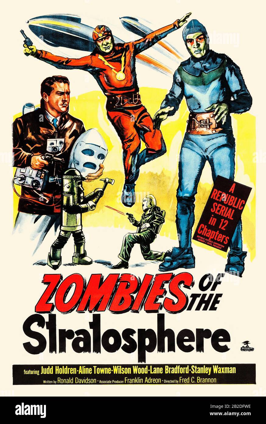 Zombies der Stratosphäre Stockfoto