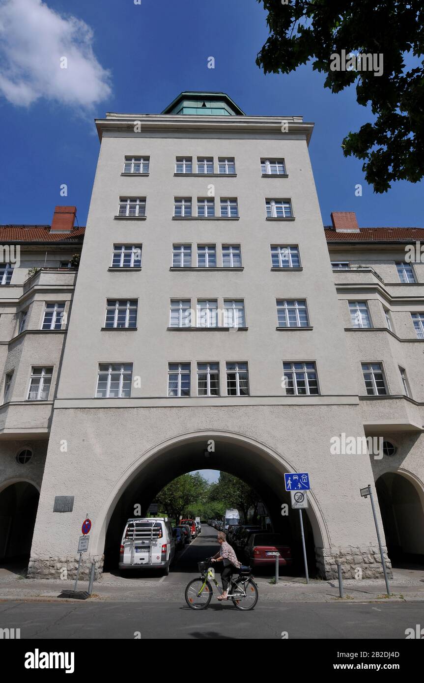 Wohnsiedlung, Ceciliengaerten, Friedenau, Berlin, Deutschland Stockfoto