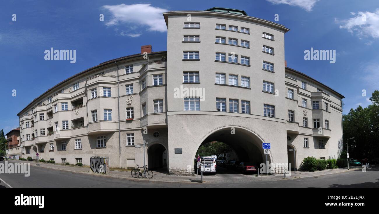 Wohnsiedlung, Ceciliengaerten, Friedenau, Berlin, Deutschland Stockfoto