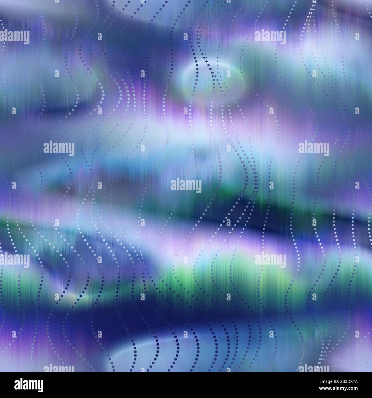 Surreales Overlay-Farbfeld mit Overlay-Muster Stockfoto