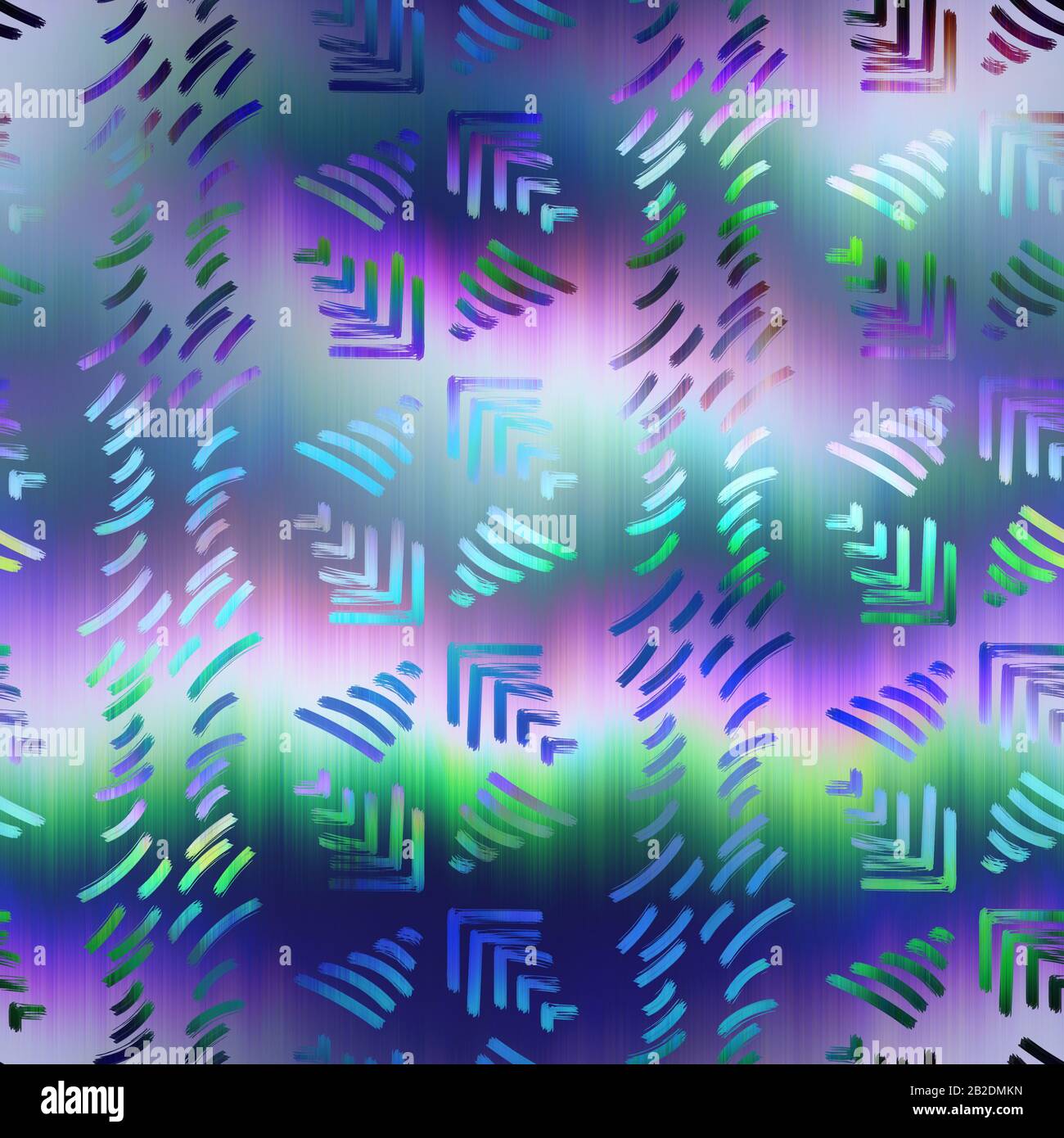 Surreales Overlay-Farbfeld mit Overlay-Muster Stockfoto