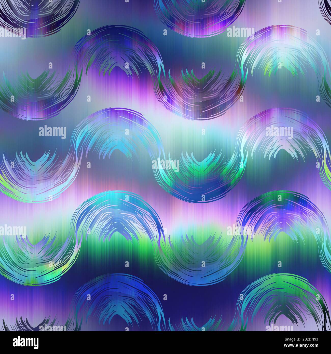 Surreales Overlay-Farbfeld mit Overlay-Muster Stockfoto