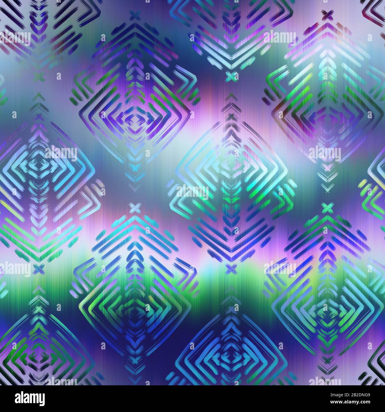 Surreales Overlay-Farbfeld mit Overlay-Muster Stockfoto