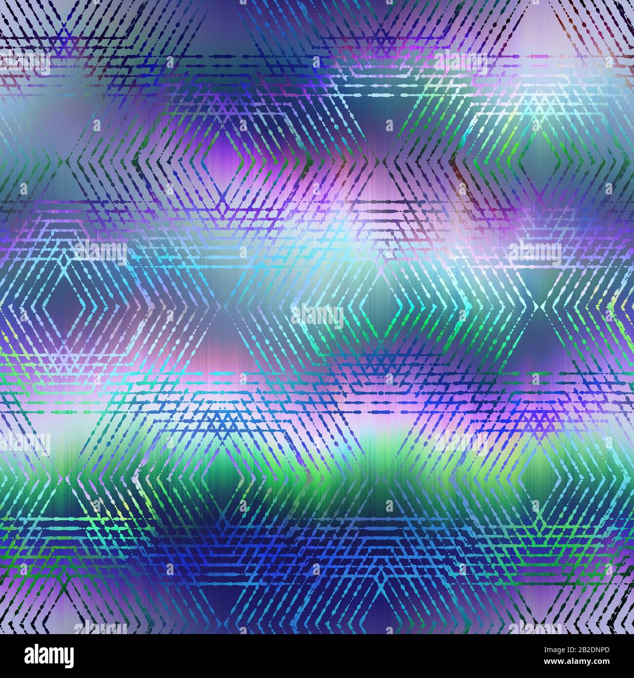 Surreales Overlay-Farbfeld mit Overlay-Muster Stockfoto