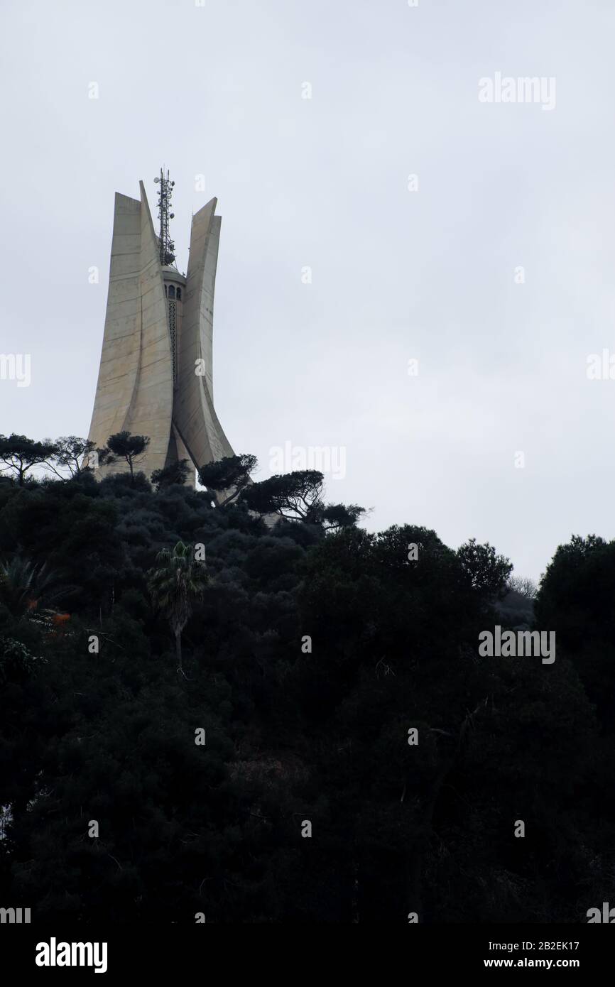 Märtyrer-Denkmal, Algier Stockfoto