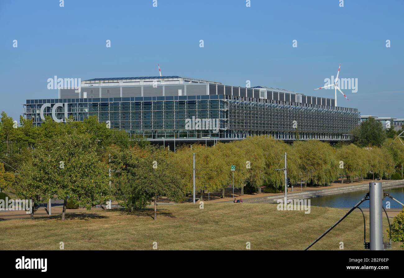 CCL - Congress Center Leipzig, Neue Messe, Leipzig, Sachsen, Deutschland Stockfoto