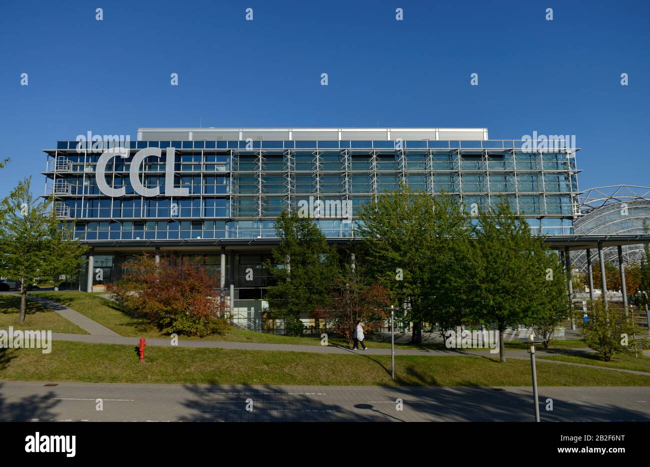 CCL - Congress Center Leipzig, Neue Messe, Leipzig, Sachsen, Deutschland Stockfoto
