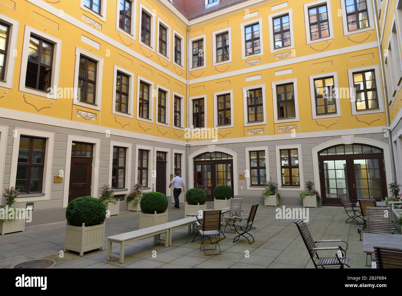 Bachmuseum, Thomaskirchhof, Leipzig, Sachsen, Deutschland Stockfoto