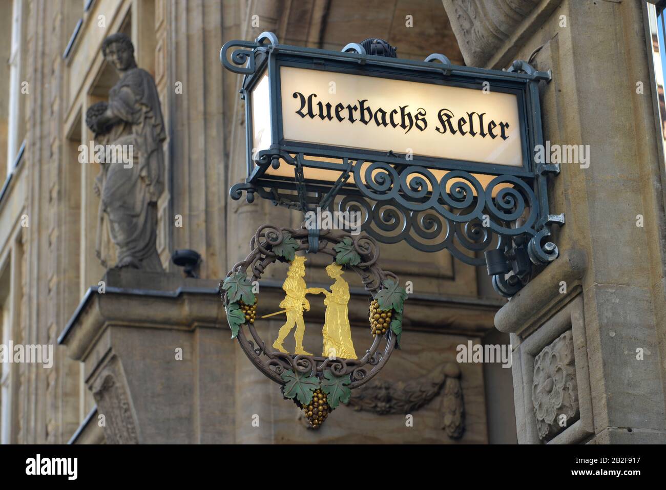 Auerbachs Keller, Maedlerpassage, Leipzig, Sachsen, Deutschland Stockfoto