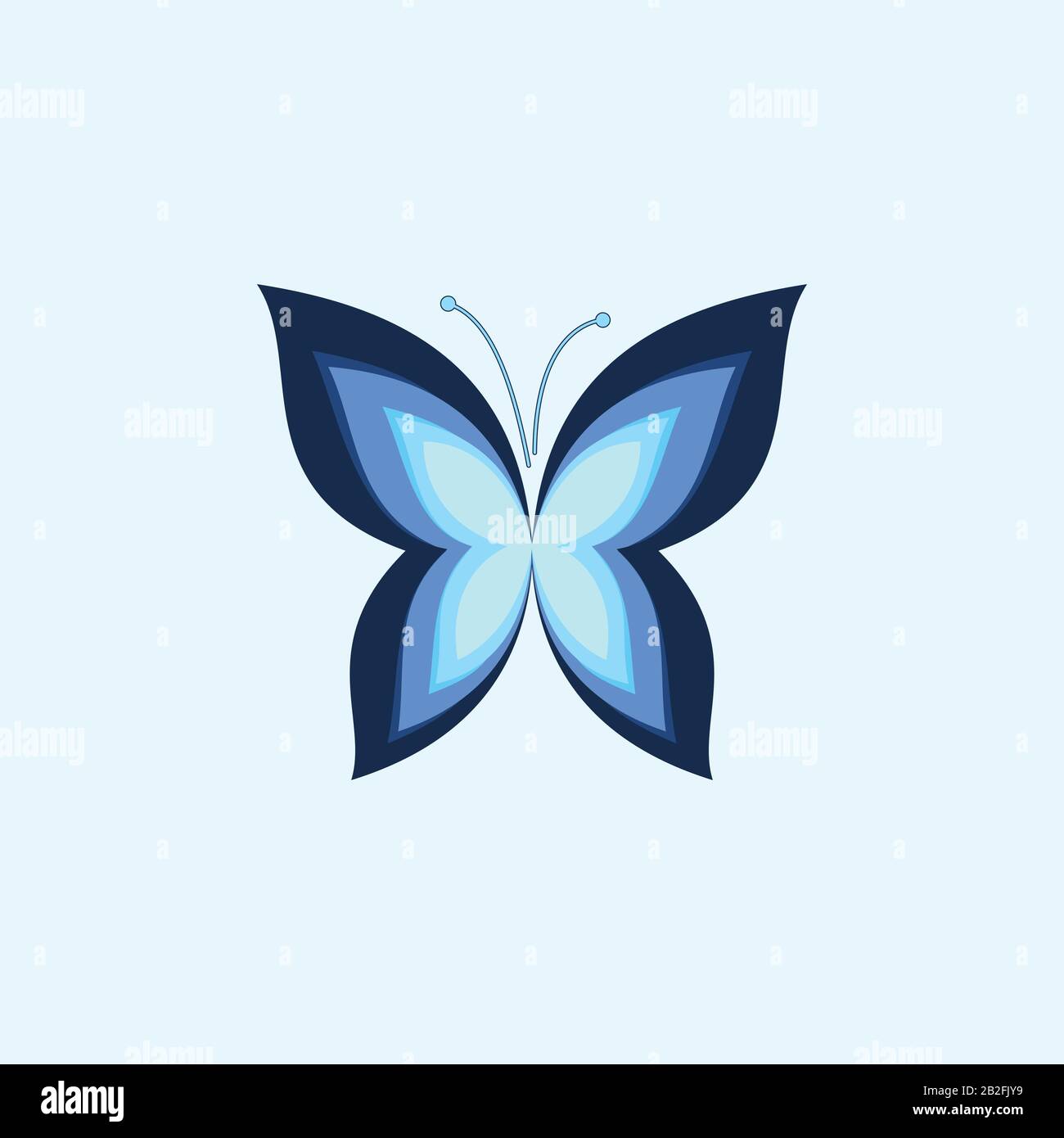 Butterfly Logo Design Template Stock Vektor