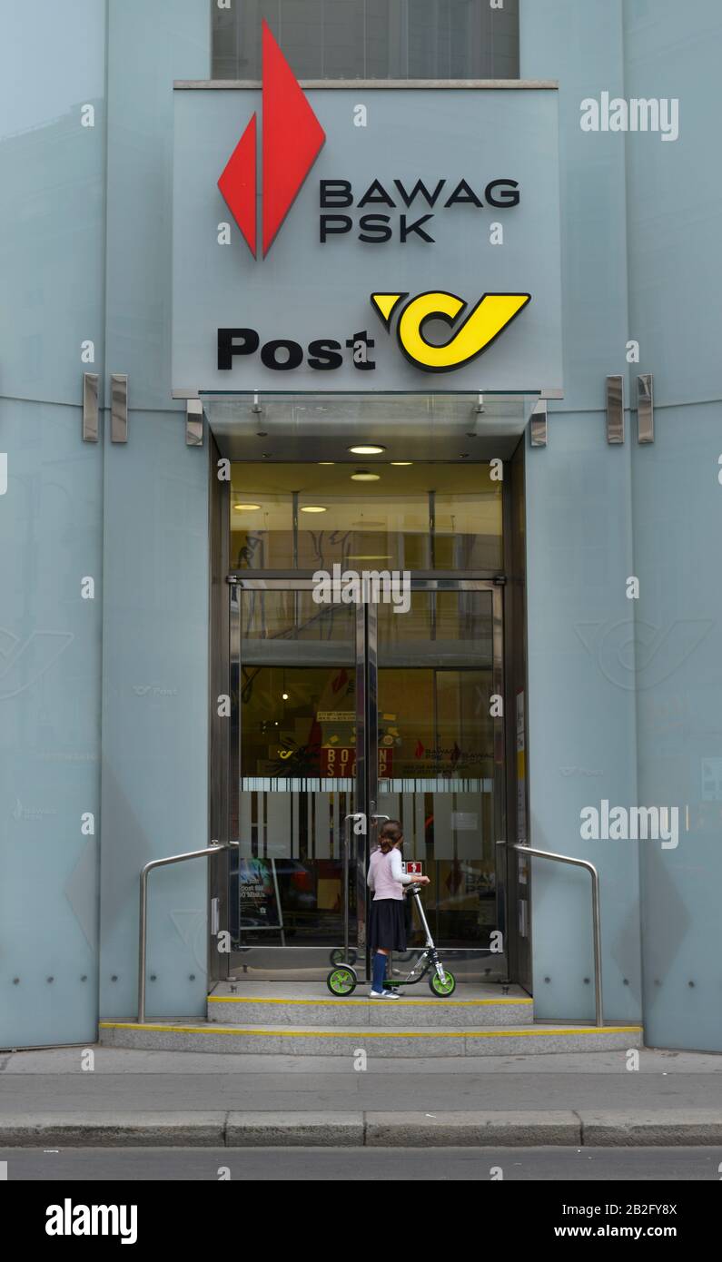 Postfiliale, Wien, Oesterreich Stockfoto