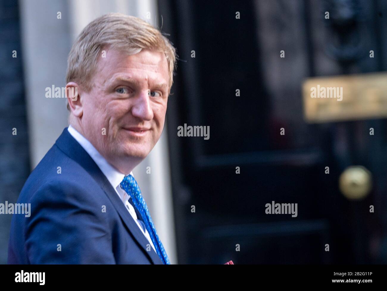 London, Großbritannien. März 2020. Oliver Dowden, Abgeordneter für Kultur, kommt zu einem Kabinettstreffen in 10 Downing Street, London Credit: Ian Davidson/Alamy Live News Stockfoto