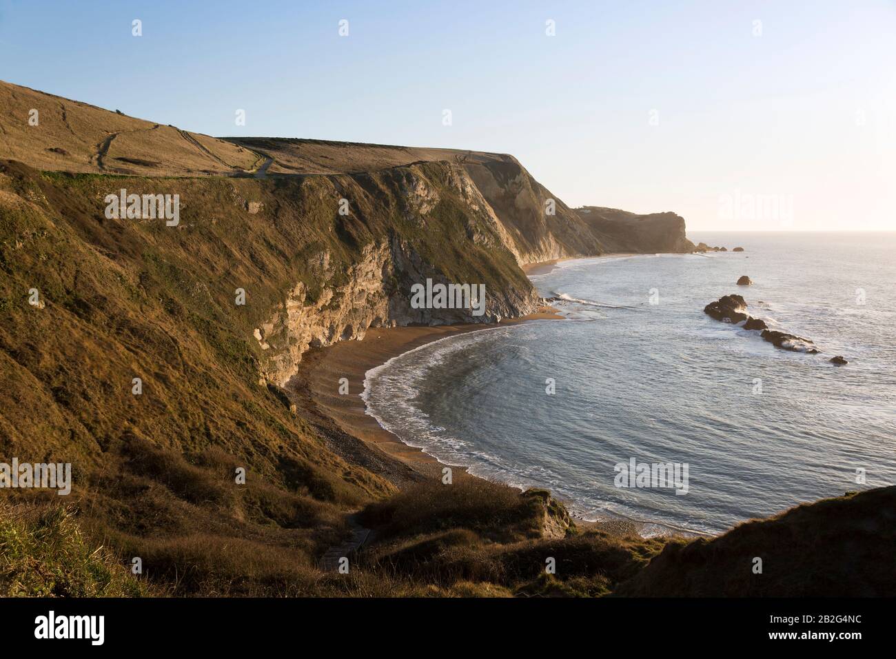 Man O' war Beach, Jurassic Coast, Dorset, England, Großbritannien Stockfoto