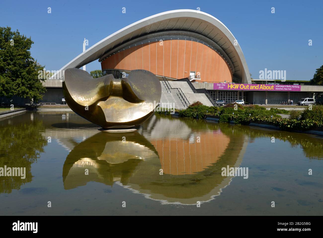 Haus der Kulturen der Welt, John-Foster-Dulles-Allee, Tiergarten, Berlin, Deutschland Stockfoto