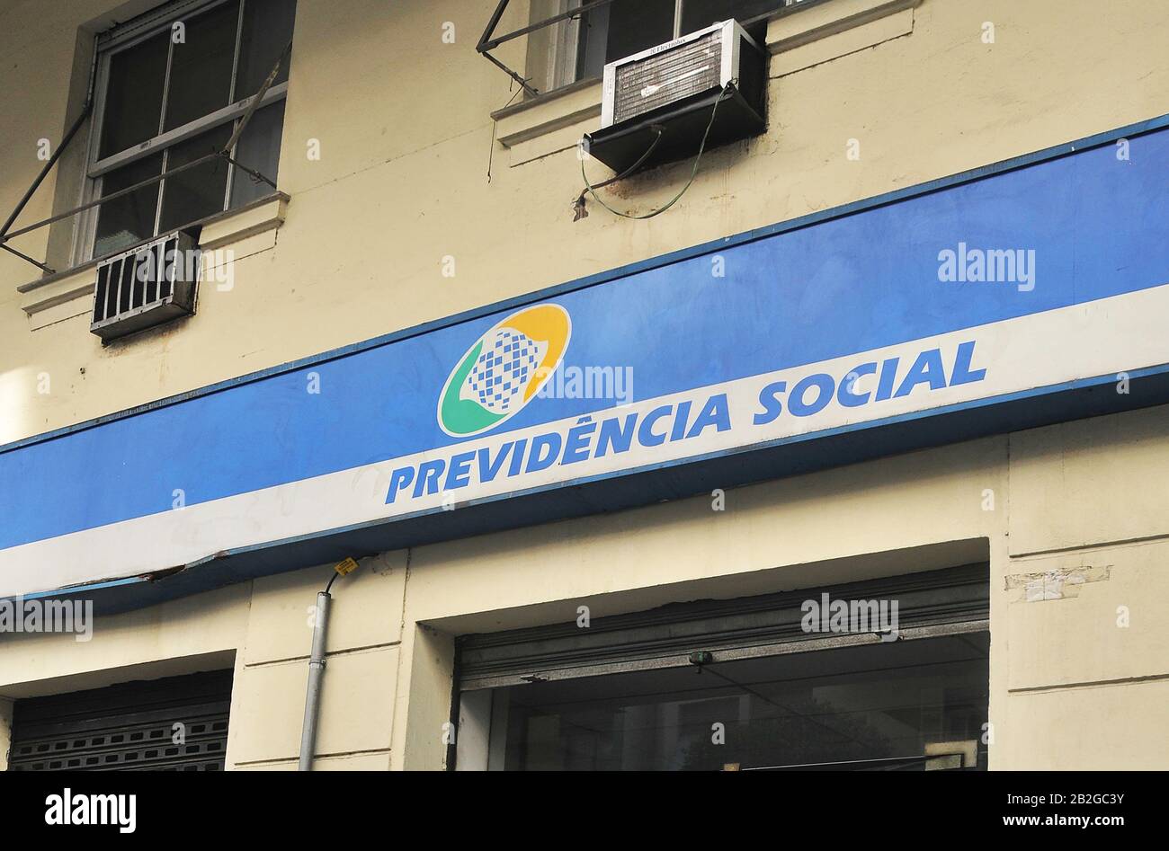 Sozialamt, Copacabana, Rio de Janeiro, Brasilien Stockfoto