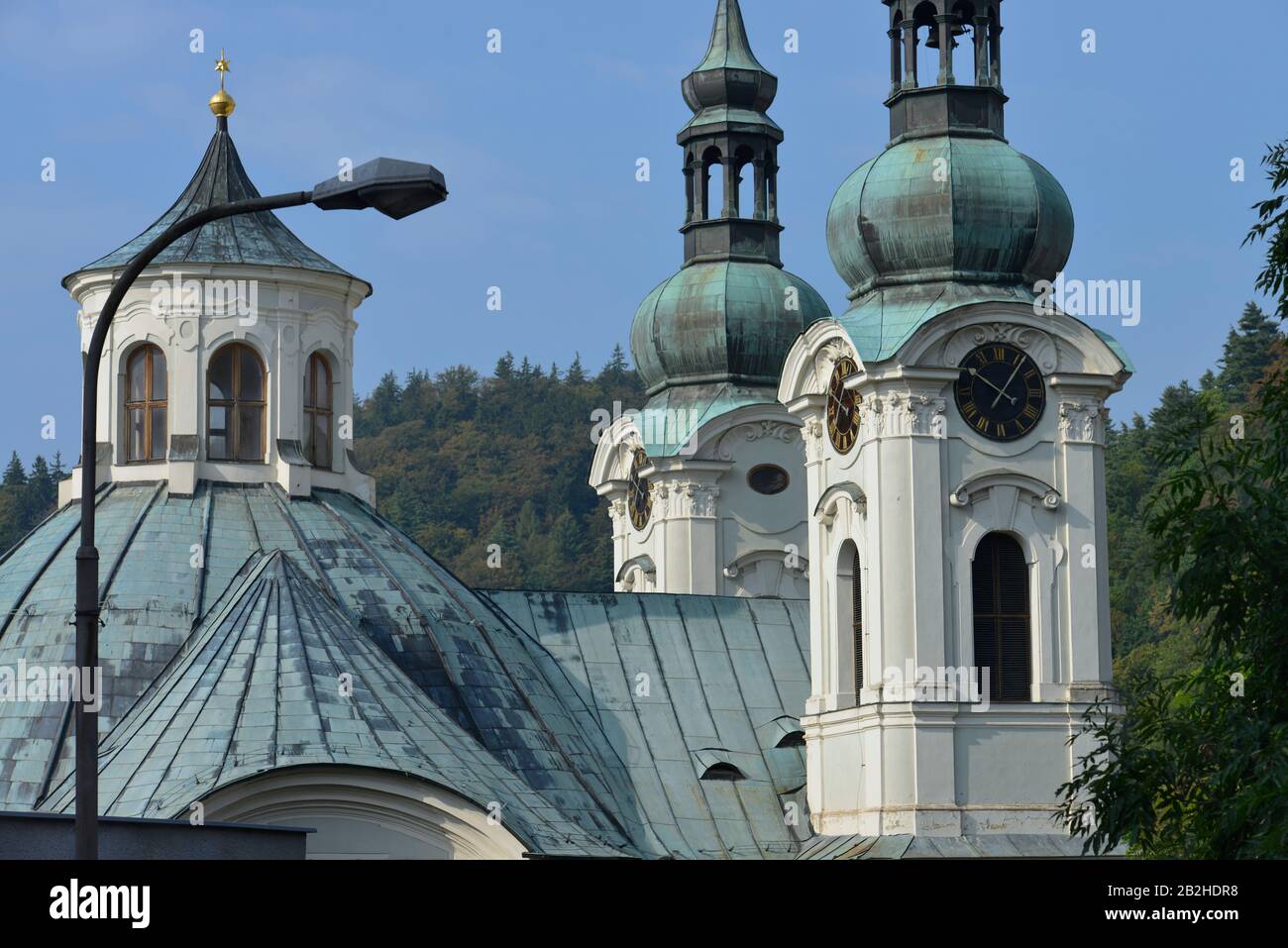 Kirche St. Maria-Magdalena, Karlsbad, stilsicheren Stockfoto