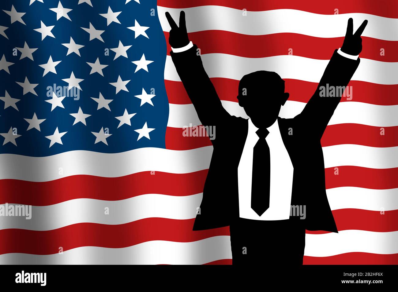 Usa Cartoon Flag Stockfotos Und Bilder Kaufen Alamy