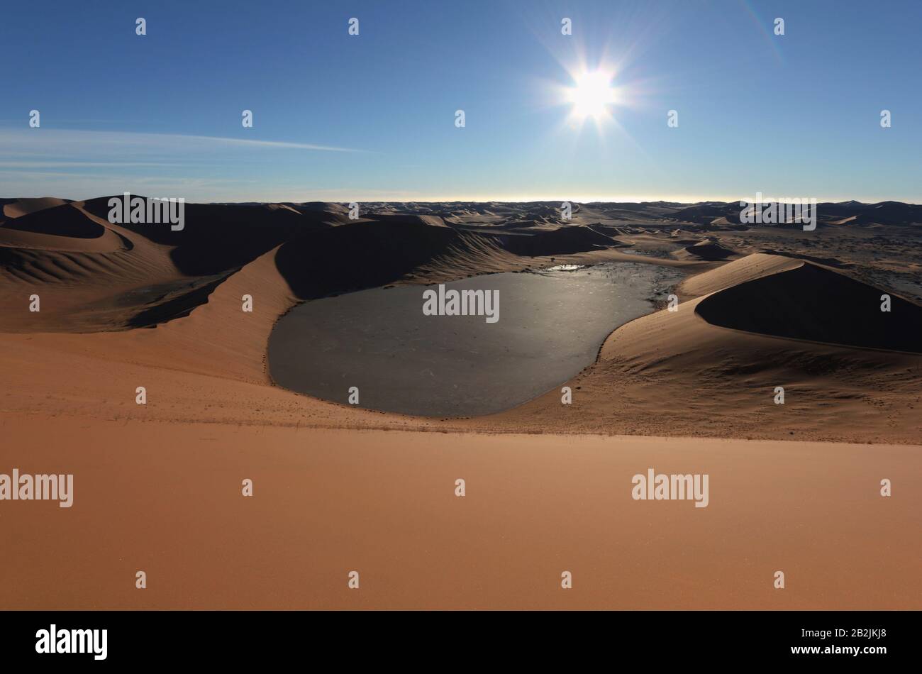 Dead Vlei Namib Desert Namibia Stockfoto