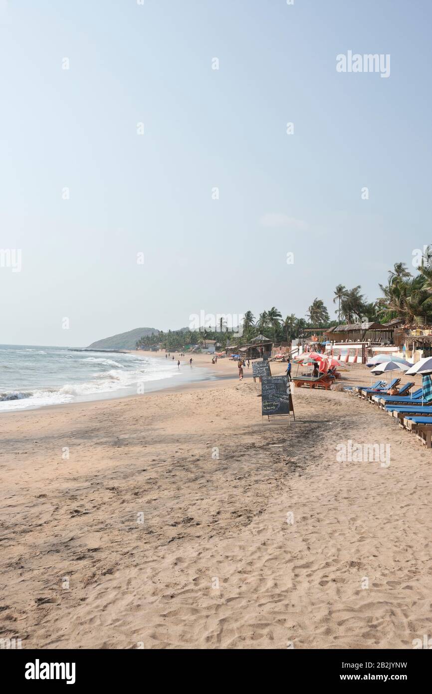Vagator Beach, Goa, Indien Stockfoto