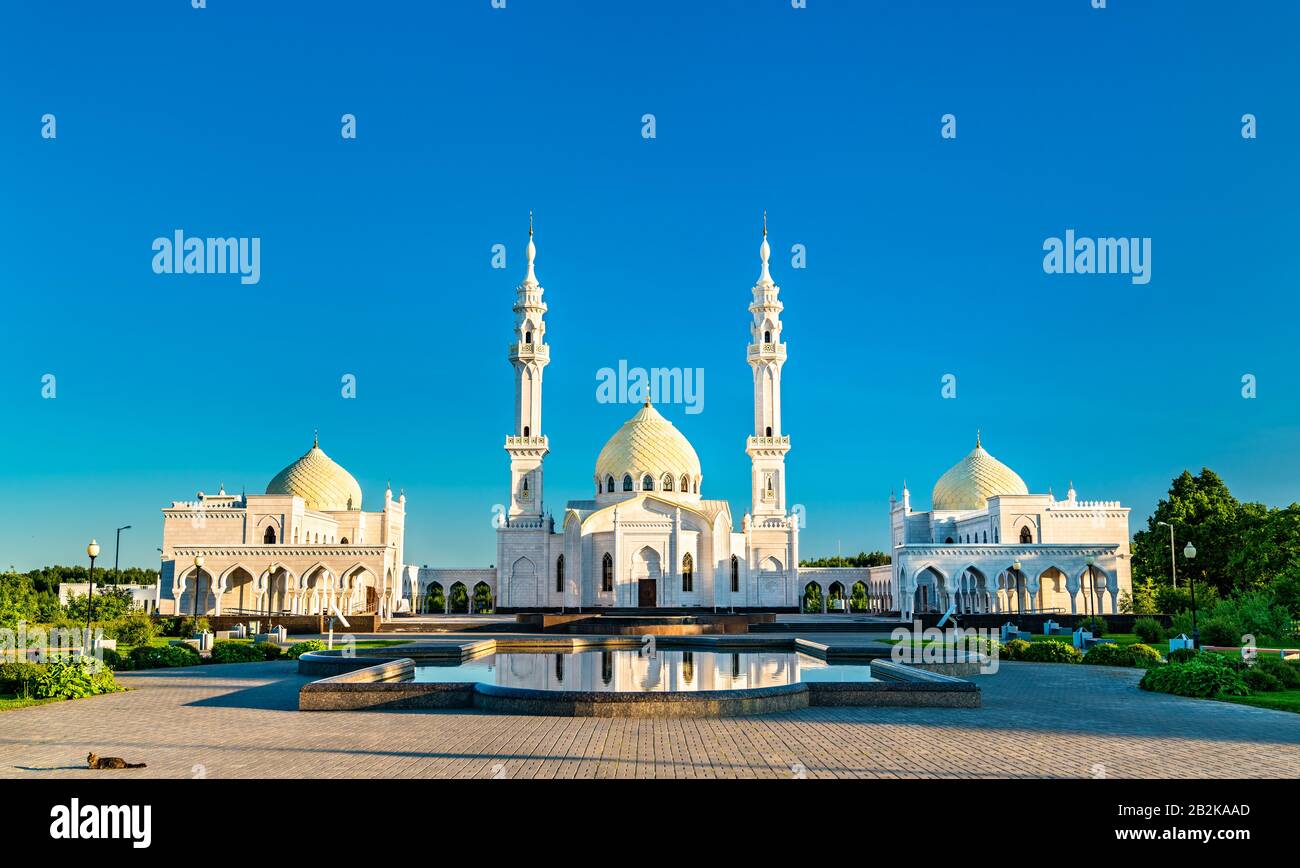 Weiße Moschee in Bolgar-Stadt - Tatarstan, Russland Stockfoto