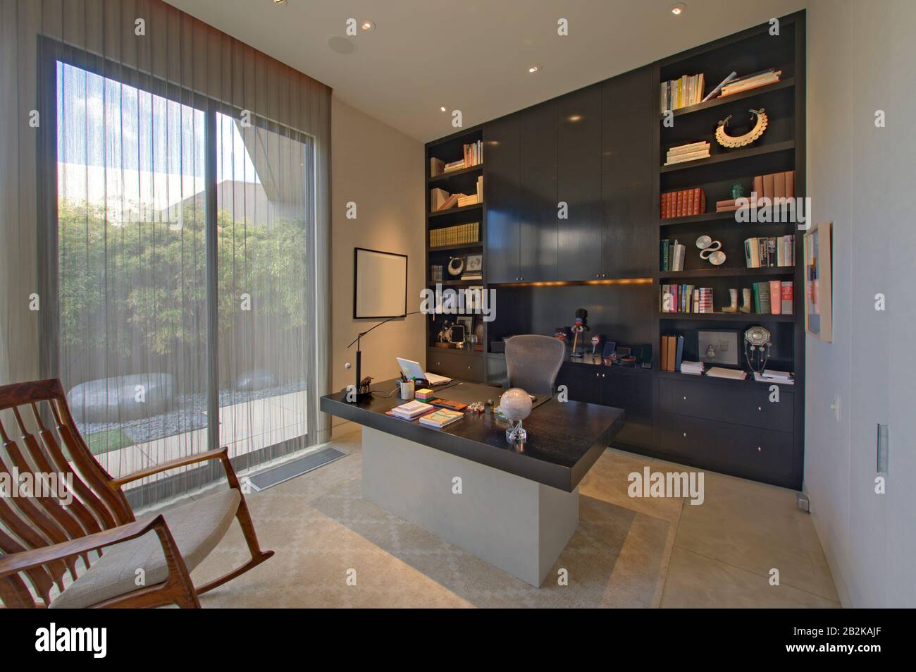 Moderne home-office Stockfoto