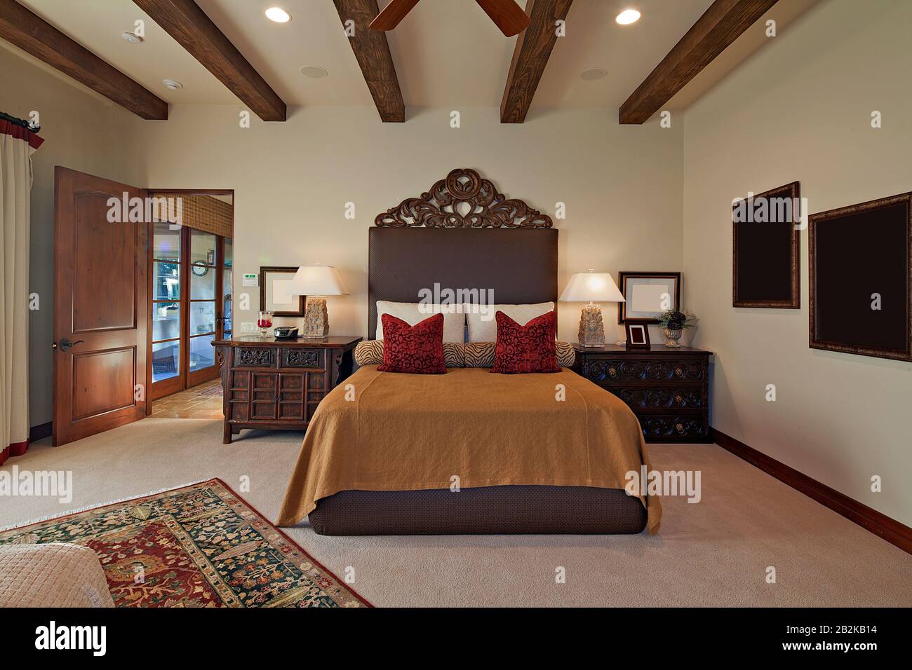 Innenbereich des Luxushauses Stockfoto