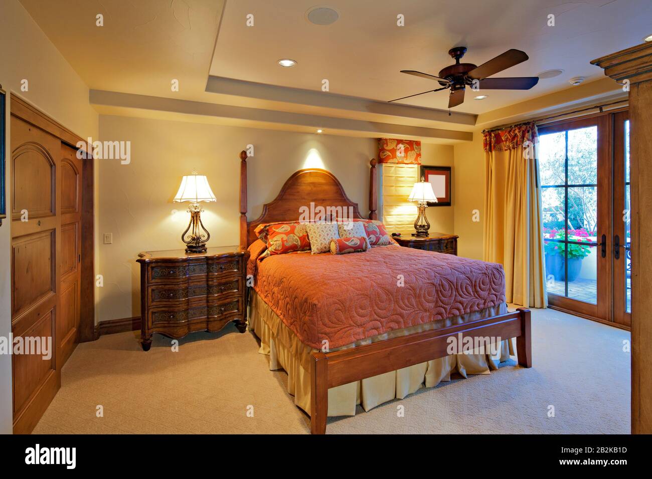 Innenbereich des Luxushauses Stockfoto