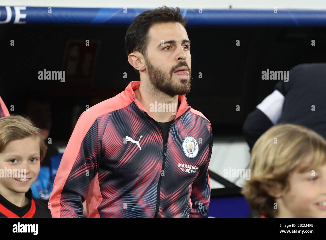 Bernardo Silva von Manchester City während der UEFA Champions League, Runde 16, 1. Fussballspiel zwischen Real Madrid und Manchester City am 26. Februar 2020 im Stadion Santiago Bernabeu in Madrid, Spanien - Foto Laurent Lairys/DPPI Stockfoto