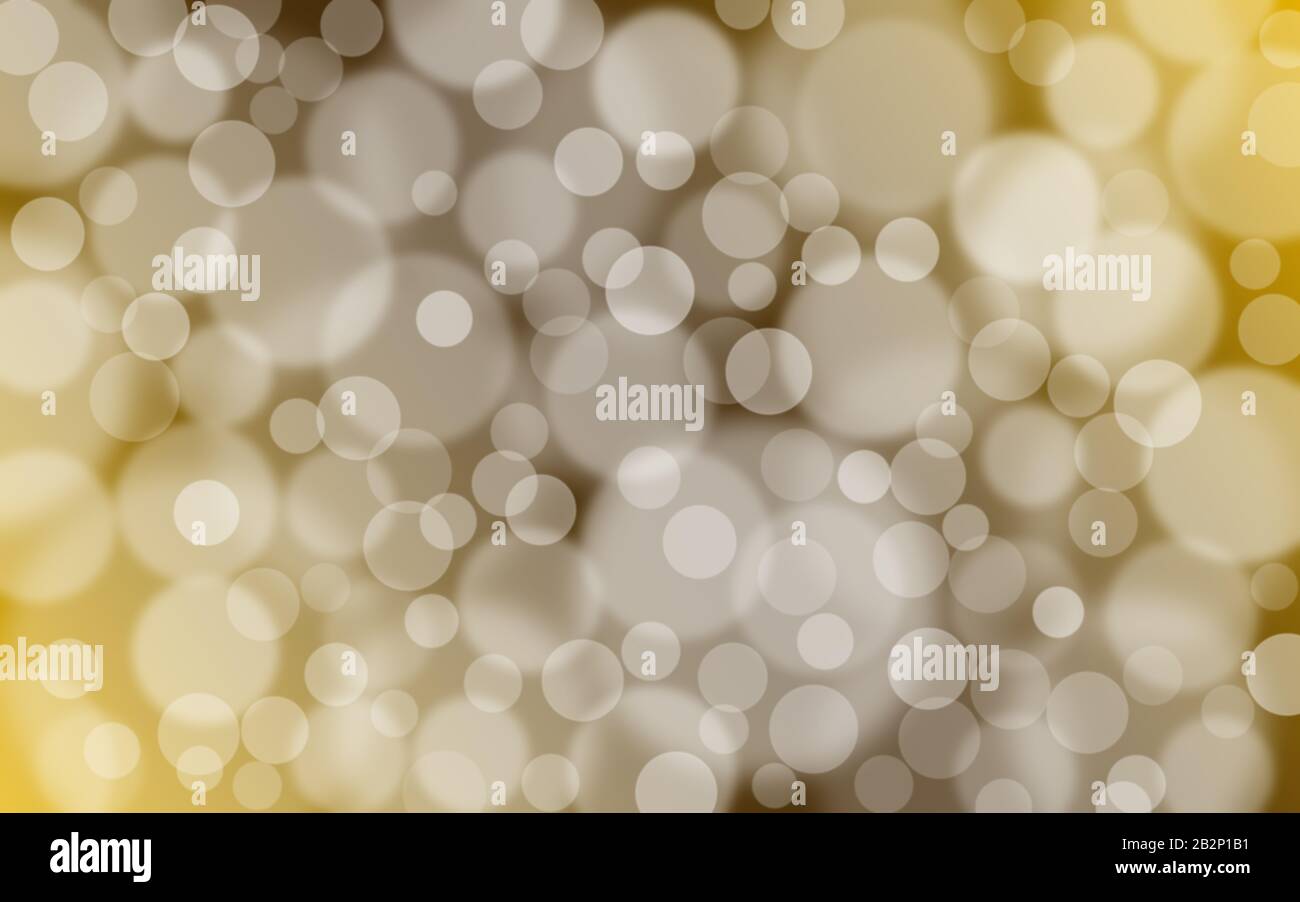 Goldener abstrakter Hintergrund mit glitzernden Bokeh-Glitzern. Stockfoto