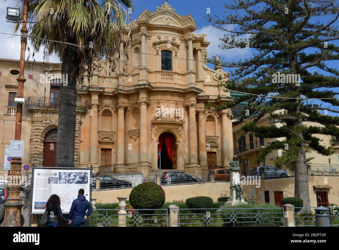 Chiesa di San Domenico, Noto, Sizilien, Italien Stockfoto